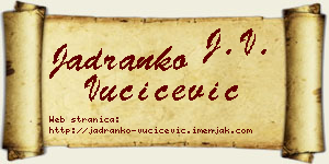 Jadranko Vučićević vizit kartica
